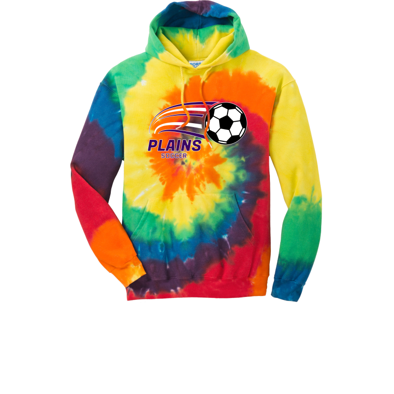 YOUTH Tie-Dye Pullover Hooded Sweatshirt - PLAINS