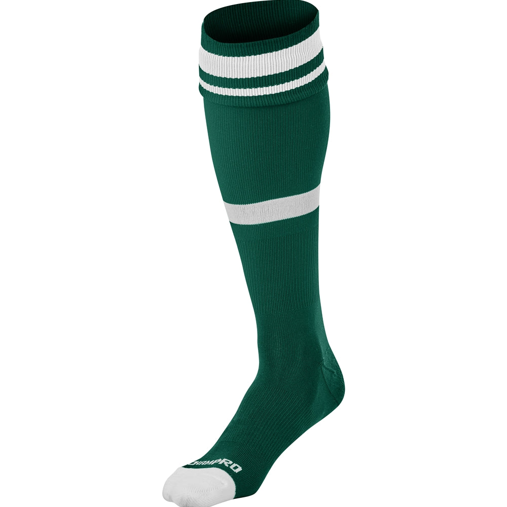 Forest Green, White