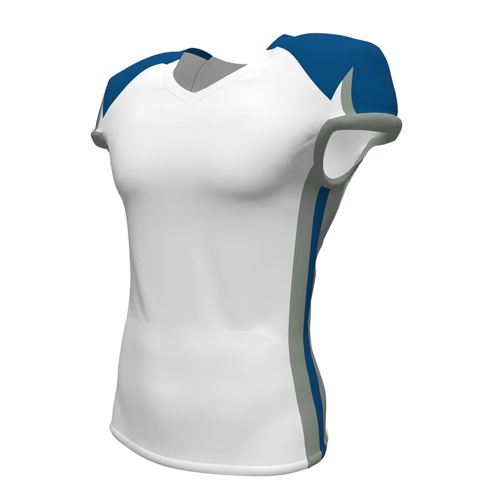 JUICE COLLEGIATE FOOTBALL JERSEY WITH LINEMAN CUT SLEEVES