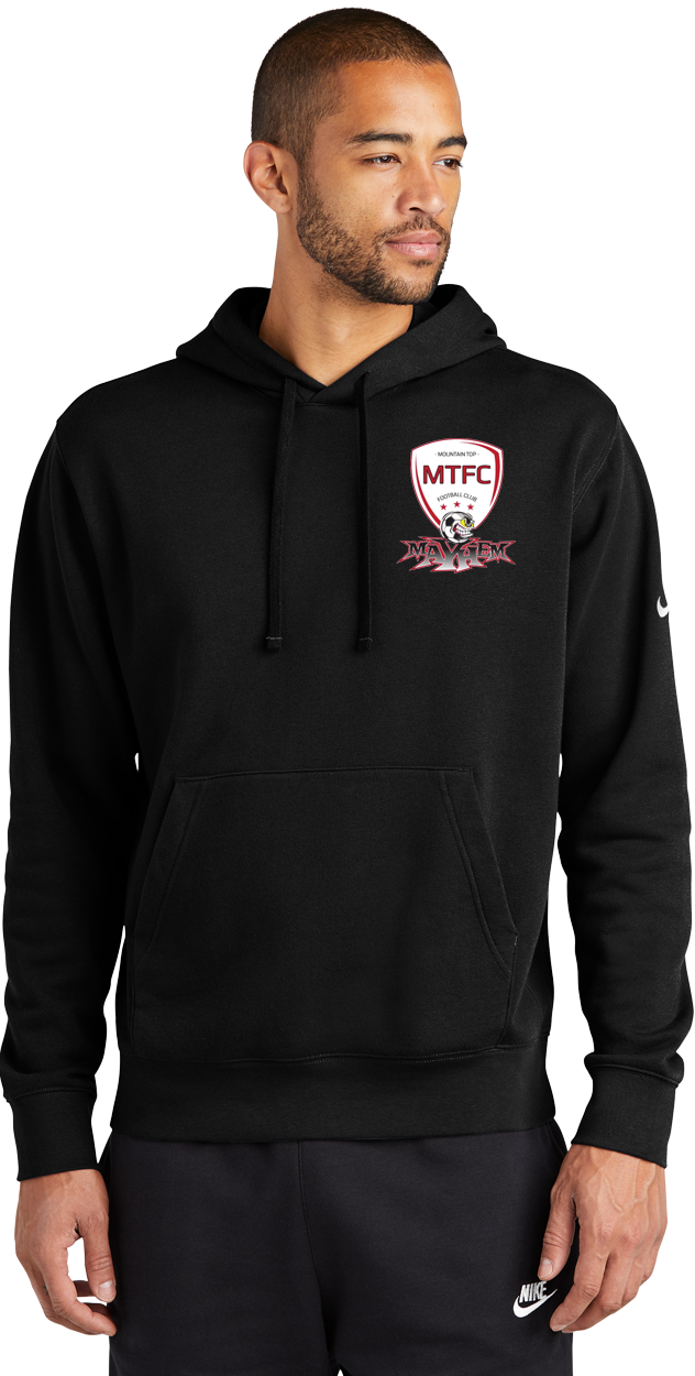 Nike Club Fleece Sleeve Swoosh Pullover Hoodie - MAYHEM