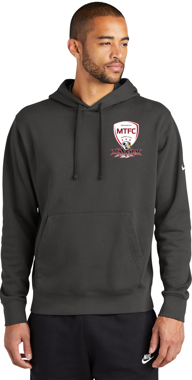 Nike Club Fleece Sleeve Swoosh Pullover Hoodie - MAYHEM