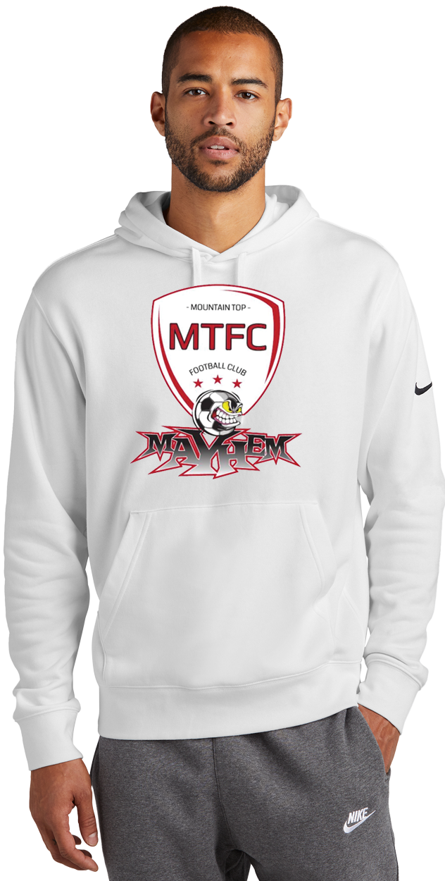 Nike Club Fleece Sleeve Swoosh Pullover Hoodie - MAYHEM