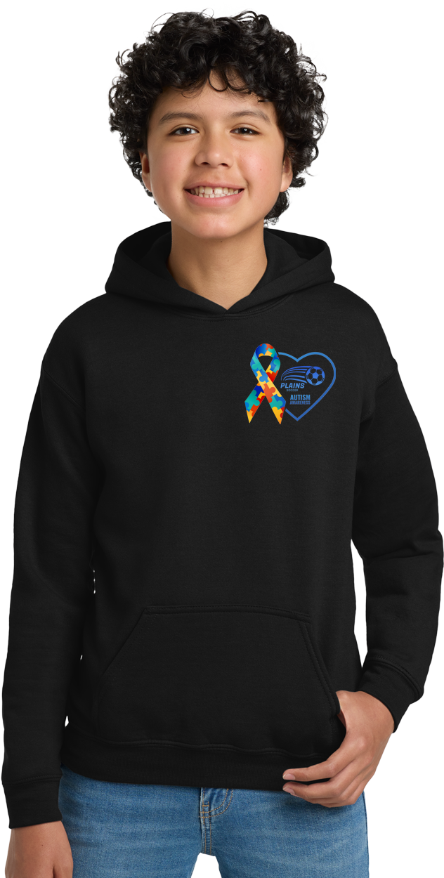 YOUTH AUTISM AWARENESS FLAG HOODIE