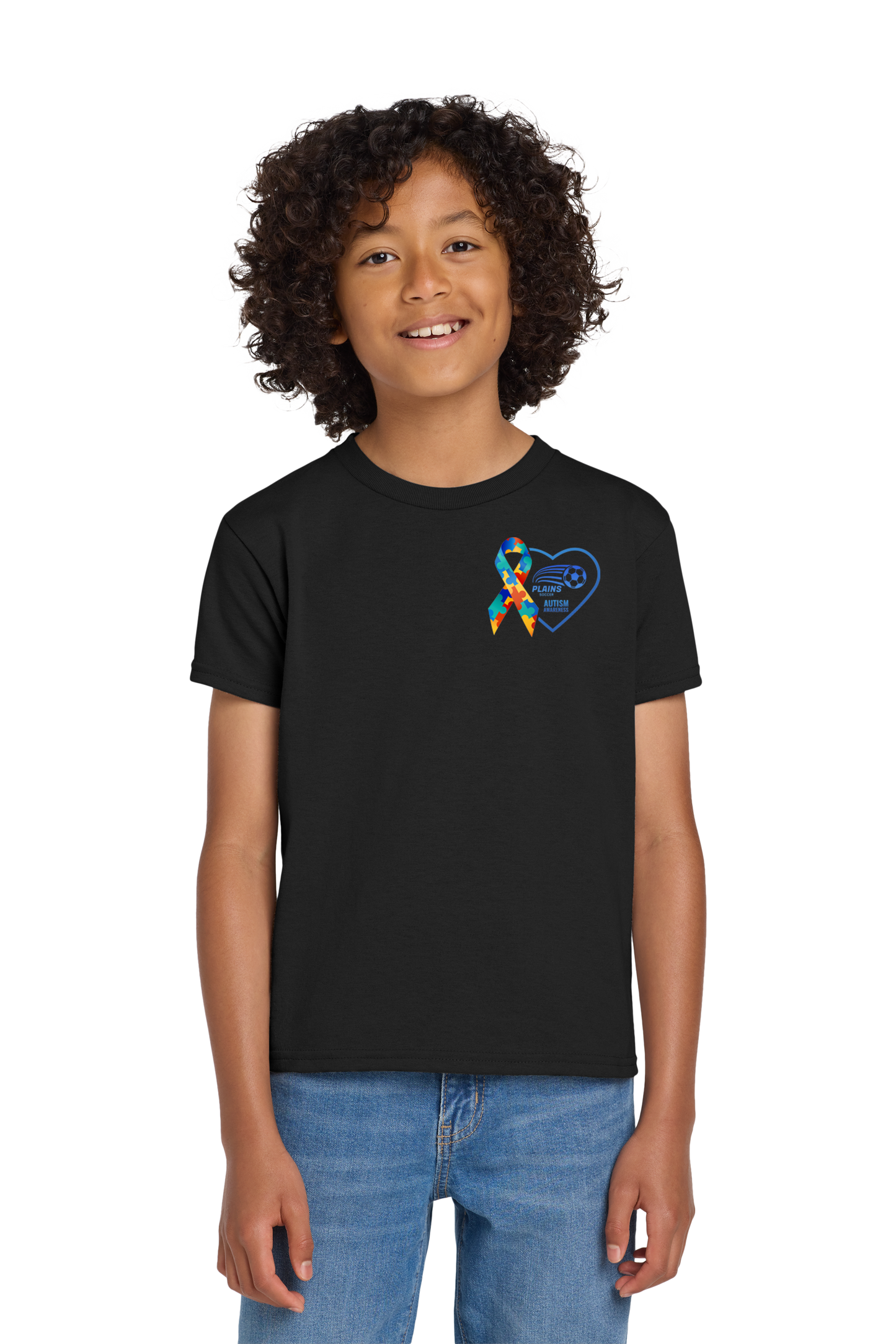 YOUTH AUTISM AWARENESS FLAG T SHIRT