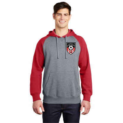 Raglan Colorblock Pullover Hooded Sweatshirt MYSA