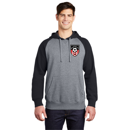 Raglan Colorblock Pullover Hooded Sweatshirt MYSA