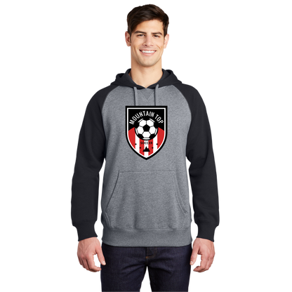 Raglan Colorblock Pullover Hooded Sweatshirt MYSA