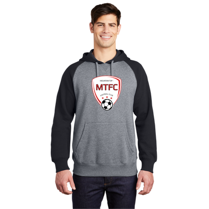 Raglan Colorblock Pullover Hooded Sweatshirt MTFC