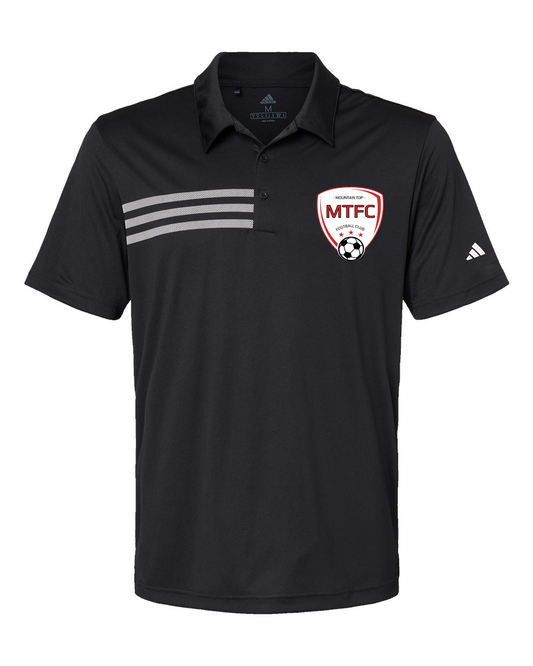 MTFC Adidas - 3-Stripes Chest Polo