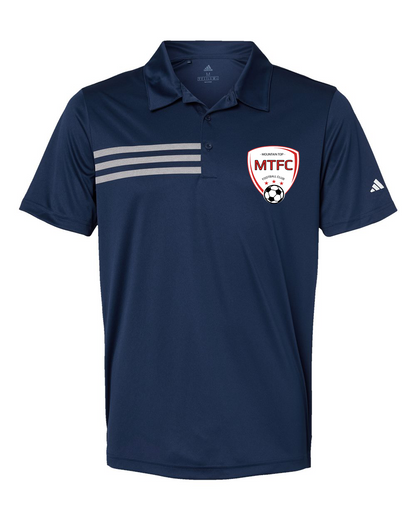 MTFC Adidas - 3-Stripes Chest Polo