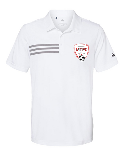 MTFC Adidas - 3-Stripes Chest Polo