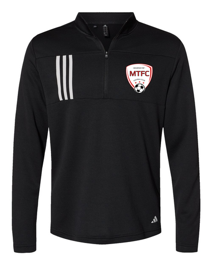 MTFC Adidas - 3-Stripes Double Knit Quarter-Zip Pullover