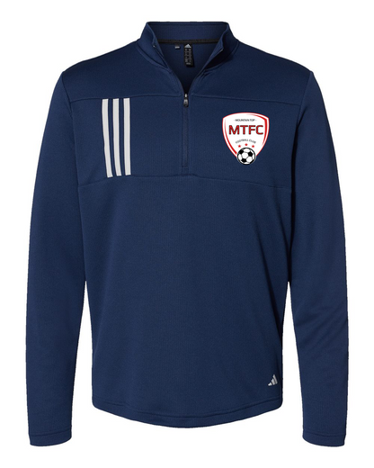 MTFC Adidas - 3-Stripes Double Knit Quarter-Zip Pullover