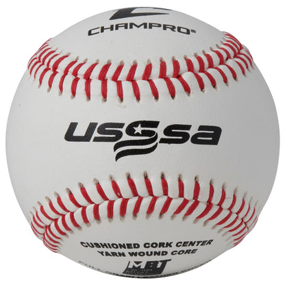 USSSA APPROVED BASEBALL - FULL GRAIN LEATHER COVER