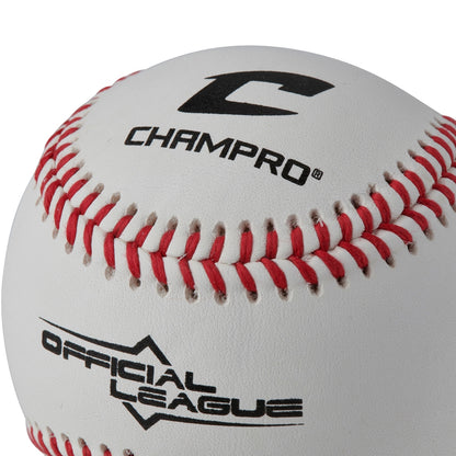 OFFICIAL LEAGUE - DOUBLE CUSHION CORK CORE - FULL GRAIN LEATHER COVER - FLAT SEAM