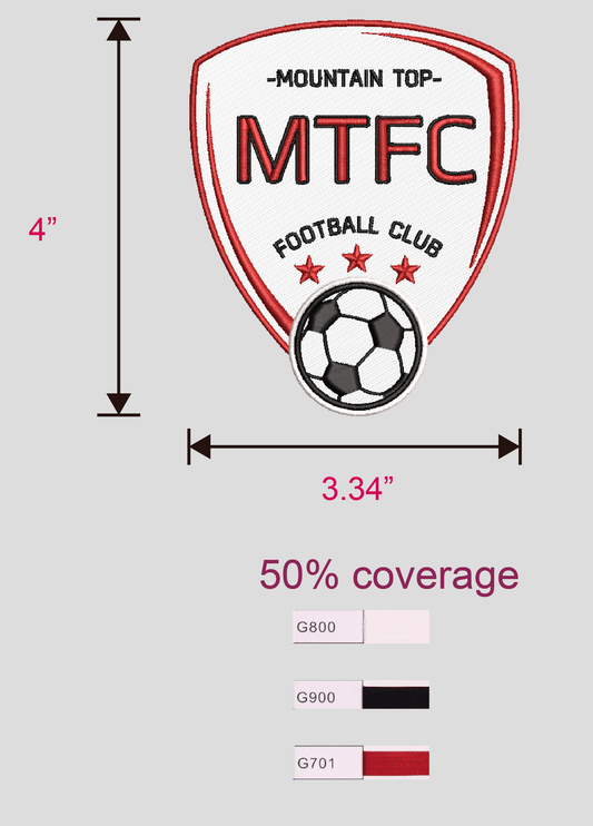 MTFC 4" Patches